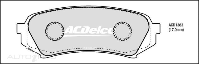 ACDelco Rear Brake Pads - Toyota Landcruiser 1998-2004