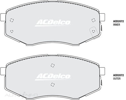 ACDelco Front Brake Pads - Hyundai i45/iX35 2010-2015 KIA Sportage 2009-2016