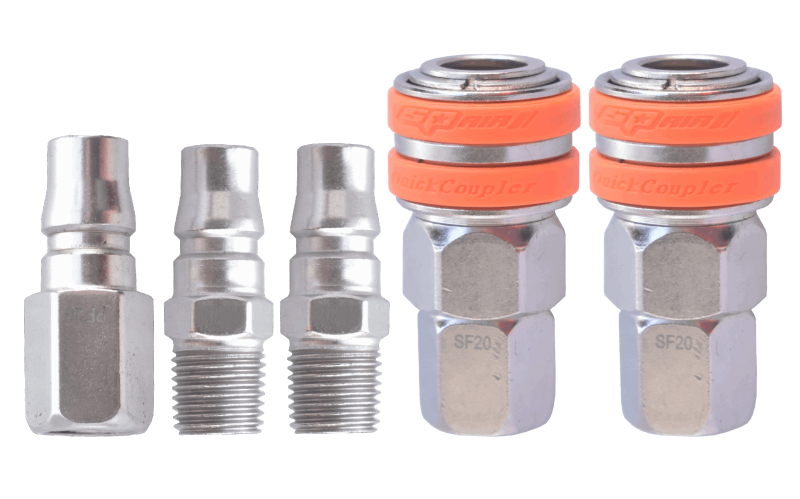 SP Tools Air Fitting Kit - Nitto Style - Hi Flow Series - 5PC