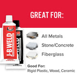 JB Weld Coldweld Steel Reinforced Epoxy Twin 141.8G Tubes