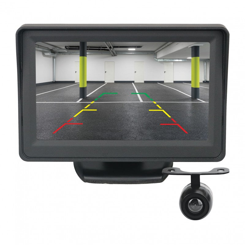 4.3IN DASH MOUNT DISPLAY REVERSE CAMERA KIT