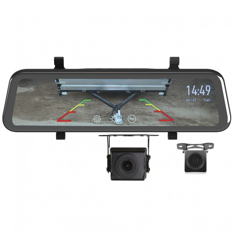 9IN TOUCH SCREEN HD MIRROR DISPLAY 1080P HD DUAL CAMERA KIT