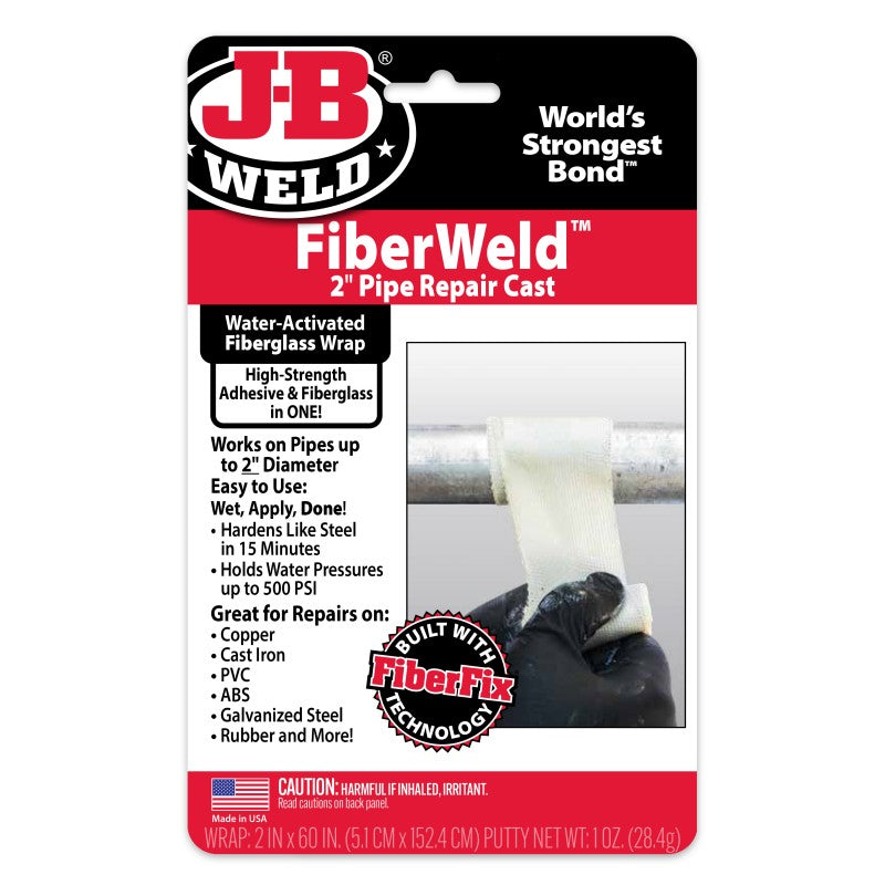 JB Weld Fiberweld 2 Inch Fiberglass pipe Repair Cast