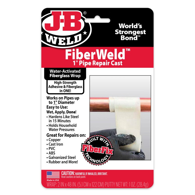 JB Weld Fiberweld 1 Inch Fiberglass Pipe Repair Cast