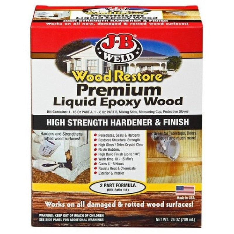 JB Weld Wood Restore Premium Liquid Epoxy 946ML