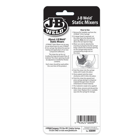 JB Weld Static Mixers 2 Pack