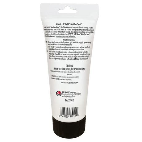 JB Weld Muffler Seal Cement Paste 340G Tube