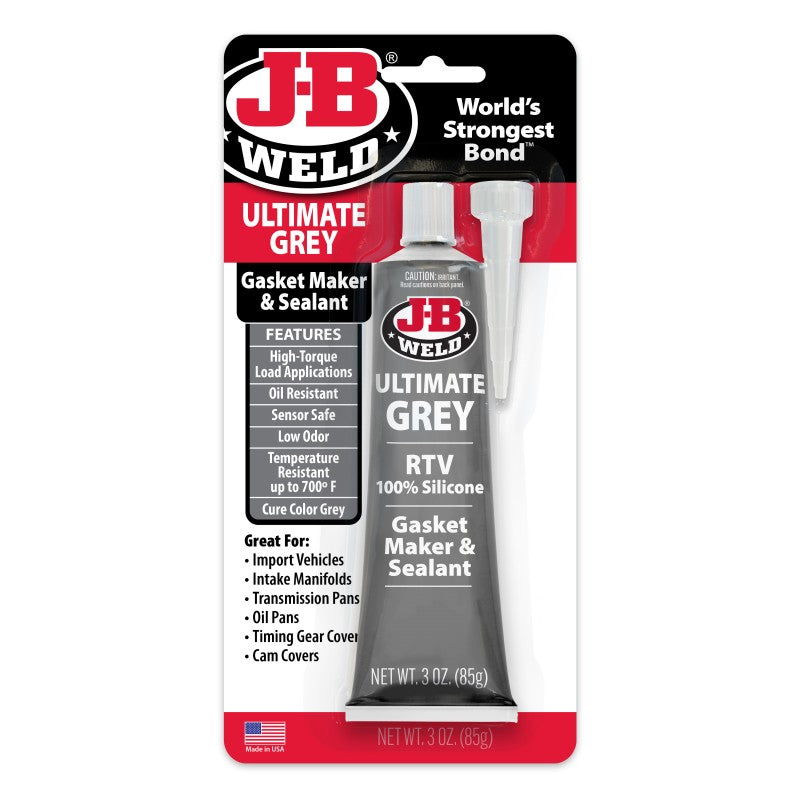 JB Weld Ultimate Grey RTV Silicone Gasket Maker & Sealant 85G Tube