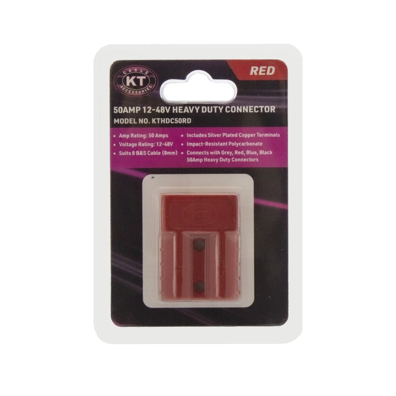 Red 50AMP heavy Duty Connector