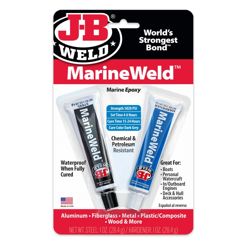 JB Weld Marineweld Marine Epoxy Twin 28.4G Tubes