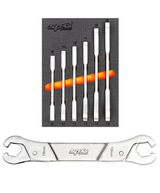 SP Tools Ratcheting Flare Nut Spanner Set - Metric & SAE - 6PC