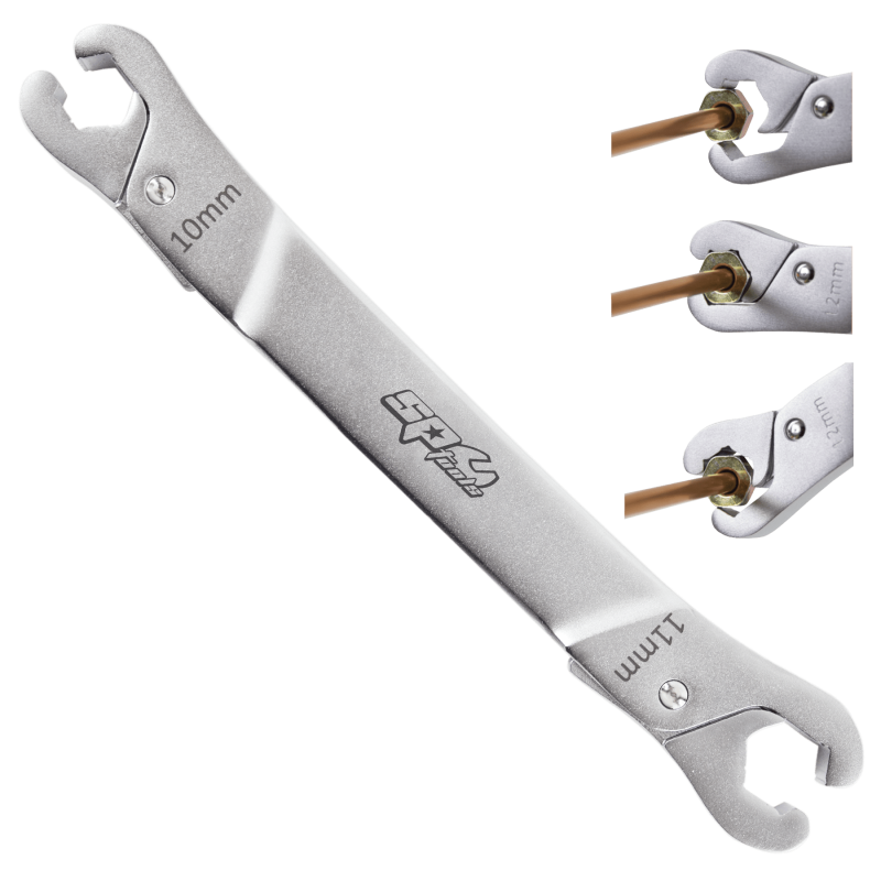 SP Tools Ratcheting Flare Nut Spanner Set - Metric & SAE - 6PC