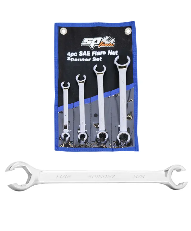 SP Tools Flare Nut Spanner Set - SAE - 4pc