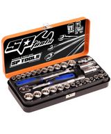 SP Tools 3/8"Dr Socket Set - Metric/SAE - 32pc - 12 Point