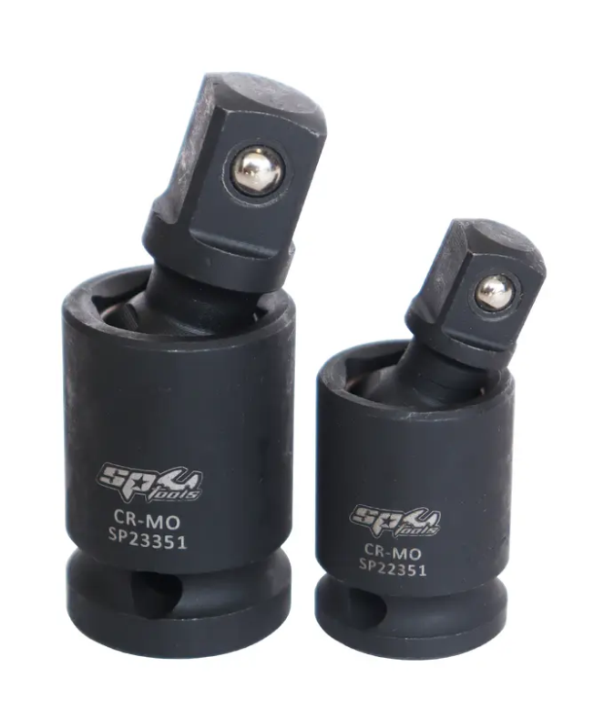 SP Tools 3/8"Dr & 1/2"Dr Universal Joint Set - Pinless - Multi-Drive - 2PC