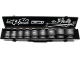 SP Tools 1"Dr Impact Socket Set - 6pt SAE - 9pc