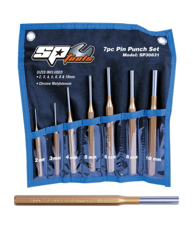 SP Tools Pin Punch Set - 7pc