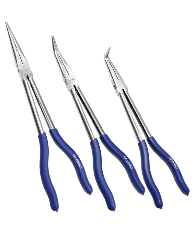 SP Tools Long Handle Plier Set - 275mm - 3pc
