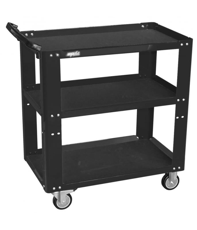 SP Tools Professional Service Trolley - 3 Shelf - Black