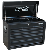 SP Tools Custom Series Tool Box - 7 Drawer - Black/Black