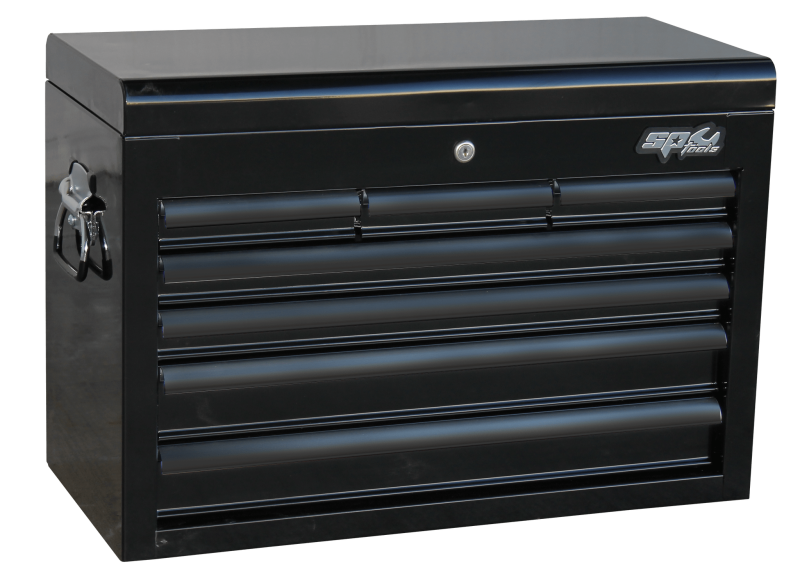 SP Tools Custom Series Tool Box - 7 Drawer - Black/Black