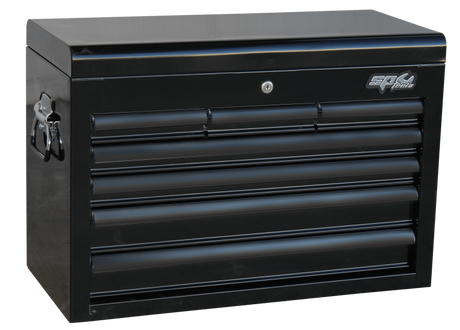 SP Tools Custom Series Tool Box - 7 Drawer - Black/Black