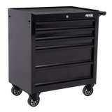 SP Tools Custom Series Roller Cabinet - 5 Drawer - Black/Black