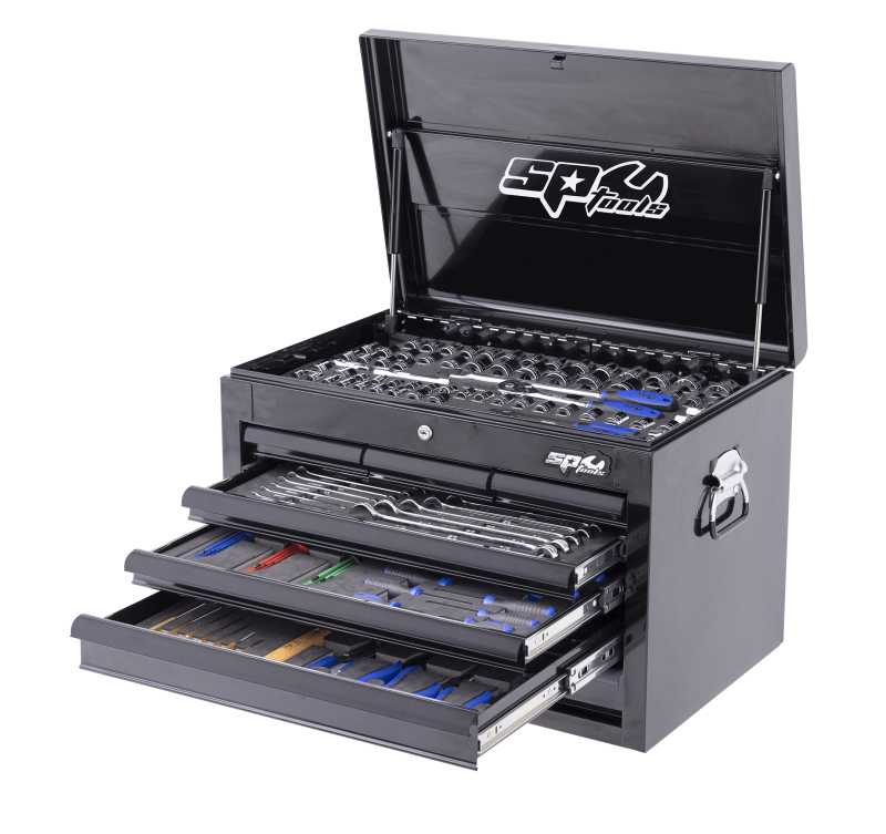 SP Tools Custom Series Tool Kit - 218pc - Metric/SAE - NZ Black/Black - (FOAMED)
