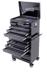 SP TOOLS TOOLKIT 629PC METRIC/SAE BLACK