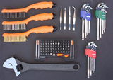 SP TOOLS TOOLKIT 629PC METRIC/SAE BLACK