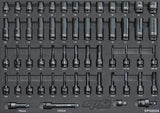 SP TOOLS TOOLKIT 629PC METRIC/SAE BLACK