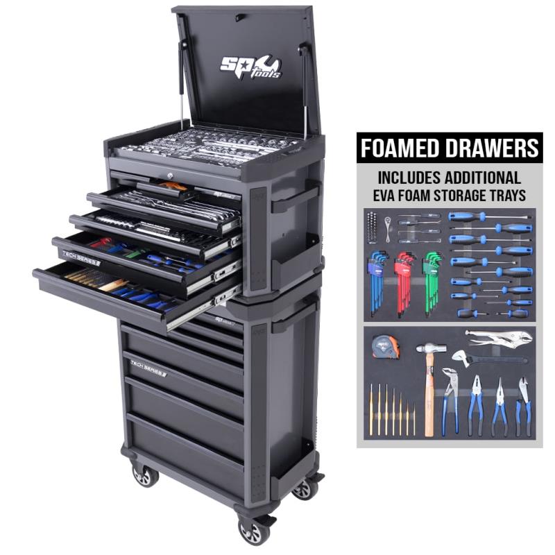 SP TOOLS TOOL KIT 282PC METRIC-SAE IN D