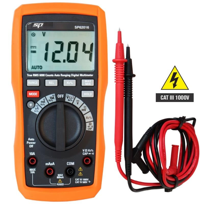 SP Tools Digital MultiMeter - Deluxe Automotive - 0.8 TO 100V