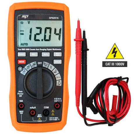 SP Tools Digital MultiMeter - Deluxe Automotive - 0.8 TO 100V