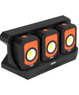 SP Tools 3PC Compact Multi-Light Mag Light Bank - Includes Charging / Mounting Dock
