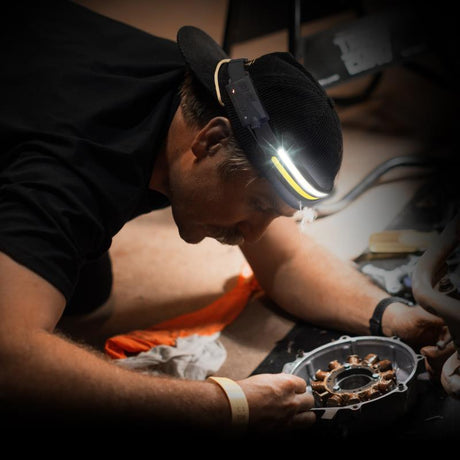 SP Tools Headlamp - Double Strip COB LED - Slimline - Motion Sense On/Off