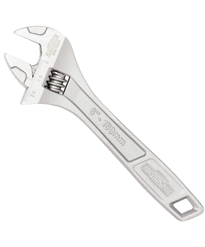 SP Tools Adjustable Wrench - Chrome Individual, Sizes: 600mm