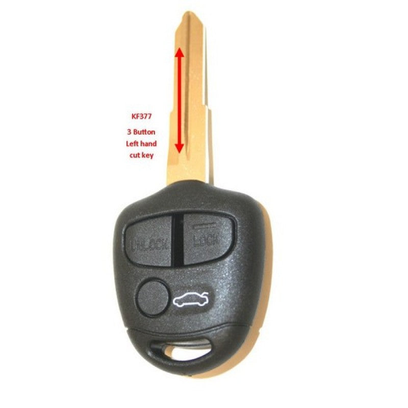 MITSUBISHI CHALLENGER 3 BUTTON SHELL & KEY REPLACEMENT