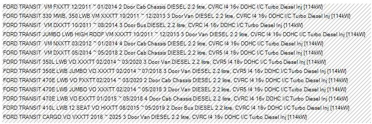 ACDelco Service Kit For Ford Transit