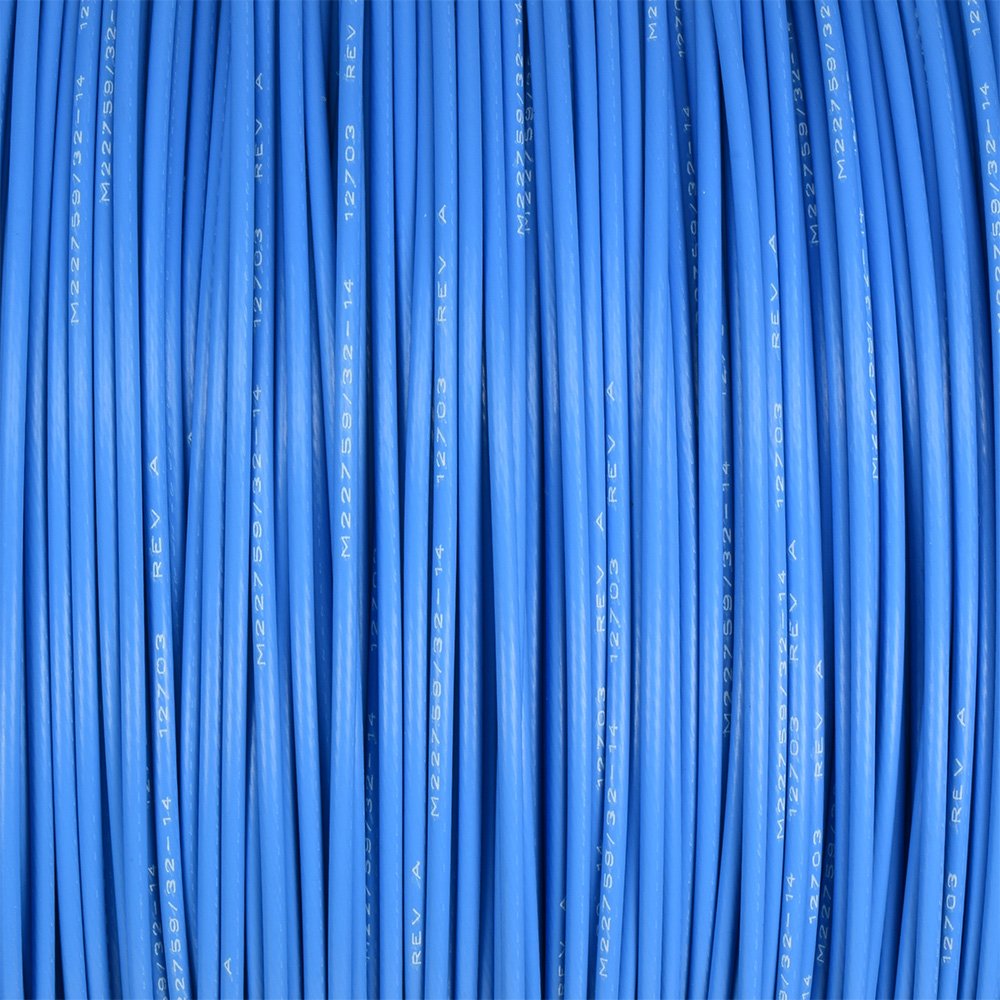 24AWG Mil Spec Tefzel Wire Blue AUTO PARTS DIRECT