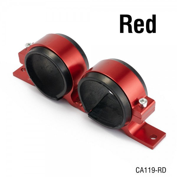 Dual Fuel Pump Bracket - Red