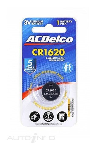 CR1620-3V LITHIUM COIN BATTERY