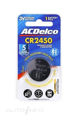 CR2450-3V LITHIUM COIN BATTERY