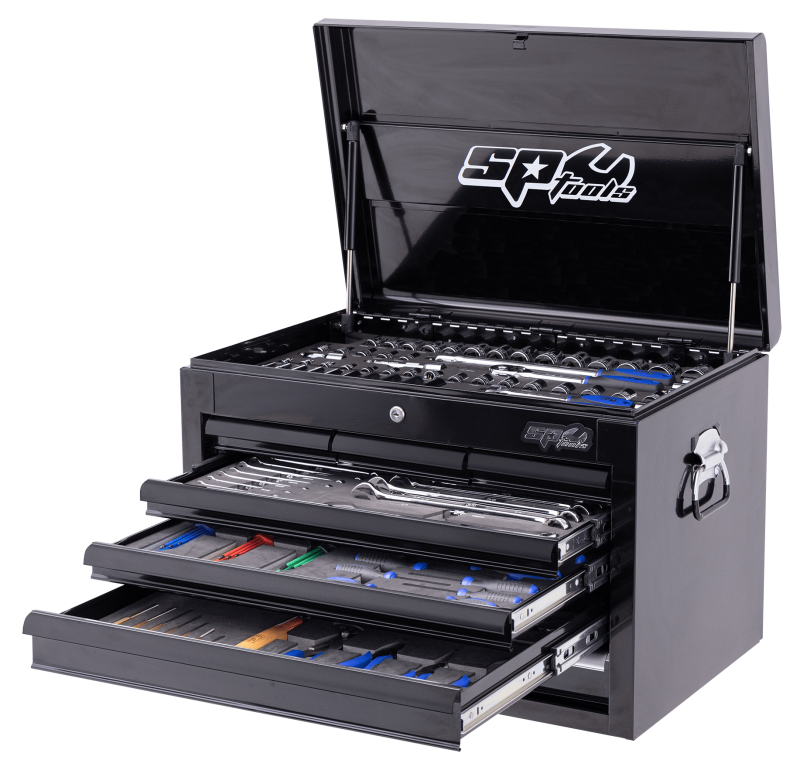 SP Tools Custom Series Tool Kit - 201pc - Metric Only - NZ Black/Black - (FOAMED)