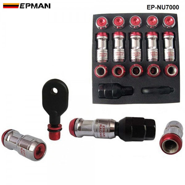 EPMAN Close End Lock Nuts M12 x 1.5 - Black