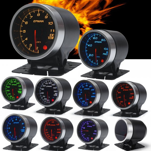 EPMAN 2" 52mm Oil Pressure Gauge (PSI) - 10 Colours