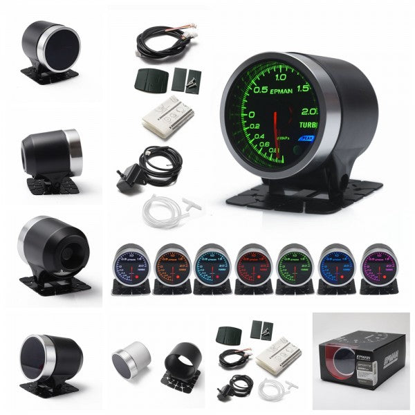 EPMAN 2" 52mm Boost Gauge (KPA) - 10 Colours