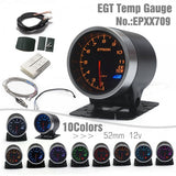 EPMAN 2" 52mm Exhaust Gas Temp (EGT) Gauge - 10 Colours