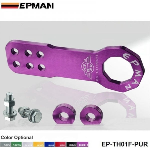 Front Alloy Tow Hook - Purple