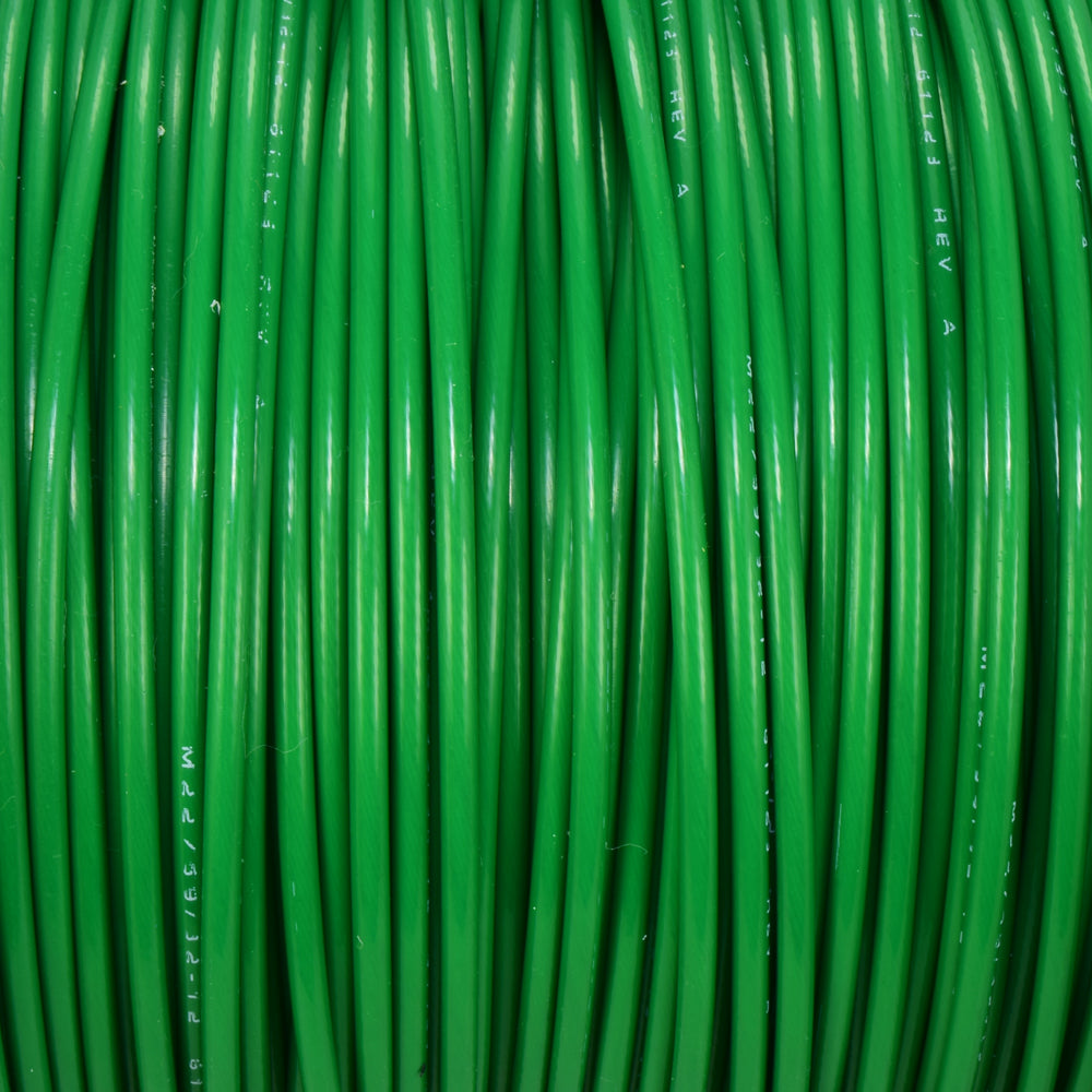 12AWG Mil Spec Tefzel Wire Green AUTO PARTS DIRECT